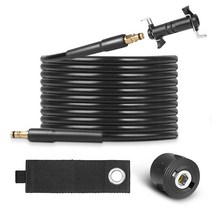 EKIAIKT 10M 32FT Kercher (Karcher) 고압 세척기용 연장 호스 고압 호스 K 시리즈 K2 K3 K4 K5 K7에 대응 퀵 커플링 연장 조인트 적용 양단 퀵 타입