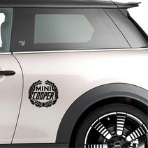 자동차 범퍼 bmw전용 포인트컬러 컨트리맨스티커 꾸미기 보호 승합차 데코, B타입 좌, 옐로우