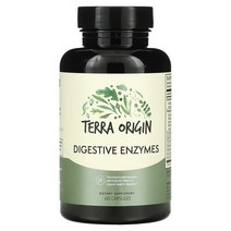 Terra Origin 소화 효소 캡슐 60정, 1개, 2kg