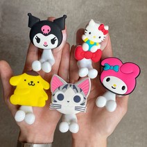 산리오 흡착식 칫솔걸이 수건걸이 만화캐릭터 쿠르미 폼폼푸린 욕실걸이, 마이멜로디2