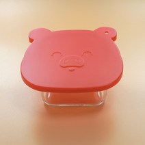 빅풋 렌지커버 전자렌지용기 뚜껑 프리미엄실리콘, 06스칼렛(레드)피그