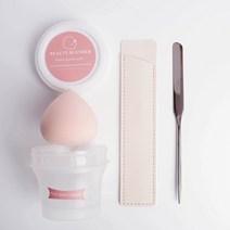 걸스코코 스파츌라 파운데이션 메이크업 세트, 1개, 롱(실버)