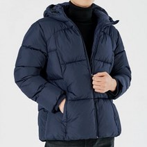 남자 남성 점퍼 잠바 패딩 긴팔 아우터 겨울 후드 외투 집업 캐주얼 기본 베이직