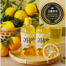 오텀골드 협력사 100% 고흥 유자만든 진짜음료 딸기청 만들기 봄, 340ml, 20개
