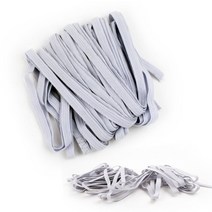 납작 흰색 고무줄 골지 밴드 8골 탄성 수선 화이트 넓은 밴딩 만들기 옷 반바지 치마허리 DIY 의류 부자재