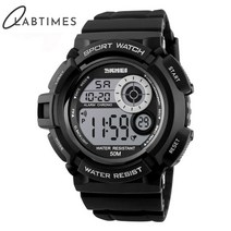 Labtimes 컬러LED 등산 스포츠 방수 우레탄밴드 전자손목시계