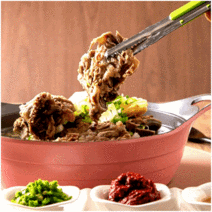 오리지날 하얀감자탕 고기많은 뼈해장국 3kg 4인용 다데기포함, 2팩