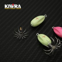 키우라 아이비애자 K-809 탈부착에자 야광봉돌바늘, 야광 12호