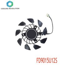 T129215SU FD9015U12S 85mm 4Pin GTX970 GTX760 GPU 쿨러 팬 그래픽 카드 팬 ASUS GeForce GTX 760 670 970 DC 미니 냉, Mute version