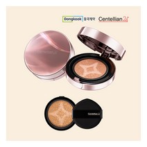 [센텔리안24] [기본패키지][핑크] 동국제약 마데카 글로우 베일 커버 쿠션 핑크 13g, 색상:23호(내추럴베이지), 1세트