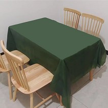 상상크루 무지 파티 테이블보, 딥그린, 2개