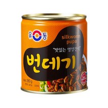 유동 번데기 280g x24캔 / 간식 술안주 무침 골뱅이, 24캔
