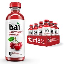 Bai Water Zambia Bing Cherry 바이 잠비아 빙 체리 워터 532ml 12개