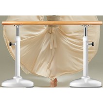 가정 고급자용 발레봉 발레바 댄스바 스트레칭 무용바, 흰색 페인트 모델 [1.5] m