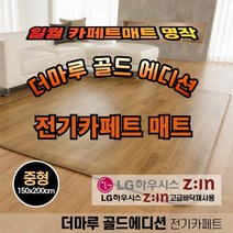 2023년형 홈쇼핑 일월 더마루 골드에디션 카페트매트 중형 (150x200cm)전기장판