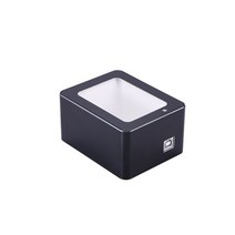 무선 바코드 스캐너 리더기 책 스캔 리더 바코드 스캐너 데스크탑 유선 1d2d 25, 블랙 USB
