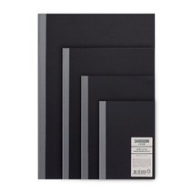 제이트리단순생활)실제본노트(A4 검정 01013) 디자인 사무 수첩 감성 문구 심플 스프링 필기+jaytreㄷ, 이상품선택해요!