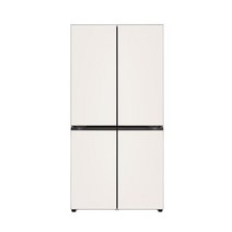 LG전자 오브제 4도어 더블매직스페이스 냉장고 M874GBB252.AKOR [872L], 단품