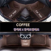 Ecool BMW 바닥매트 코일매트+가죽 복층 디자인 자동차바닥발판 차발매트 카매트 방수매트 1 2 3 4 5 6 7 시리즈 (BMW 도안 첨부), 1갈색의 X 갈색코일매트, 1시리즈 (F40)(20년~현재)