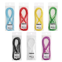 칼라 둥근 굵은 고무줄 3M 7가지 색 컬라 천연 고무 줄 밴드 헤어밴드 머리끈 만들기 재료 DIY, 1개, 보라색