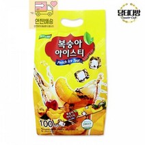 복숭아 아이스티 이데이 100개입 탕비실 회사 사무실 손님용 카페