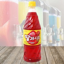 오뚜기 딸기향 슬러시 시럽 1kg X 3개