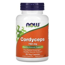 나우푸드 동충하초 이뮨지원 Cordyceps 750mg 90캡슐, 90정, 2개