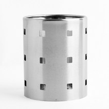 YK 물빠짐 수저통 주방 선반 걸이형 수저함 스텐 수저 정리함, 1.스텐수저통(소형)