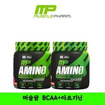 머슬팜 BCAA 아미노산 아르기닌 운동전부스터 헬스 보충제, 체리 라임에이드 30서빙