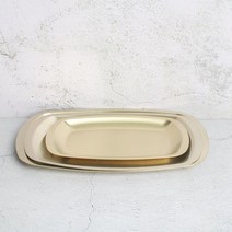 DS 티타늄 사각타원 접시 3size, 1호(DS-9591)