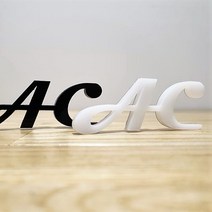 아크릴파크 아크릴 스카시 레터링 글자 주문제작, 노란색