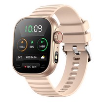 닝타우스 웨어러블 방수 스마트워치, 금색