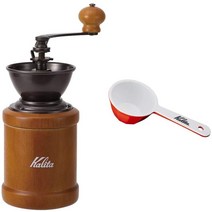 칼리타 Kalita 핸드밀 수동커피그라인더 KH-3AM 42188, 06 ) 측정 세트/빨간색