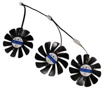 3Pcs/Set FY09015M12LPA CF1010U12S 그래픽 카드 팬 GPU VGA 쿨러 XFX RX 5700 비디오 교체, 02 CF1010U12S