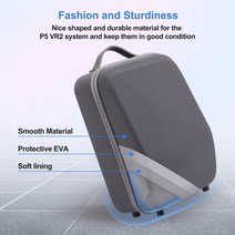 플레이스테이션VR2 PS 5 VR2 다기능 휴대용 스토리지 가방 PSVR2 안경 핸들 충격 방지 압축 박스