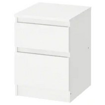 이케아 KULLEN 쿨렌 2칸 서랍장 블랙브라운 35x49 cm 303.557.06