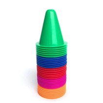 미니 꼬깔콘 축구 드리블 인라인 스포츠 마킹컵 장애물 코스 코너, D) 그린