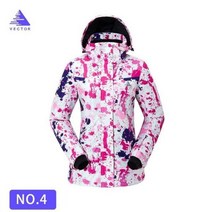 스키복 보드복 남자 여자 공용 이월 스키 재킷 겨울 스노우 보드 착용 두꺼운 따뜻한 코트 여성 튀는 브러시 패턴 의류 캠핑 야외 방수