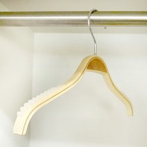 논슬립 옷걸이 소형 l 나무옷걸이 미끄럼방지 옷가게, 1개, 단일