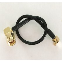 10 pcs sma 남성 직각 mcx 플러그 ra 피그 테일 케이블 rg174 10/15/20/30/50cm 1/2/3m, 한개옵션1, 05 50cm