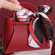 생일 답례품 선물 포장 돐잔치 어린이집 결혼 스카프 포장백, 베이지핑크