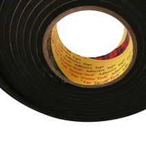 스폰지테이프 흑색 폭 15mm 두께선택 2개 경제적 기계보호 eva단면 작업용, 두께2mm