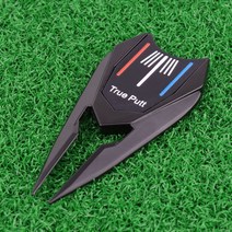 트루펏 그린보수기 볼마커 디봇툴 잔디 보수기 스파르타 액세서리 라운딩, Black