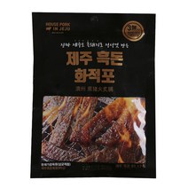 제주 흑돈 화적포 하우스 포크 인 제주 직화 불맛 육포, 3개, 40g