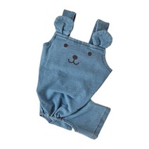 바이굄 쁘띠베어 멜빵바지 블루 S 1개