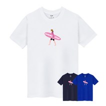 JYFASHION 서핑보이앤걸 빅사이즈 S~4XL 반팔 티셔츠