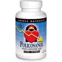 소스내츄럴스 폴리코사놀 20mg 코엔자임 Q10(코큐텐)30mg 함유 60정, 1개