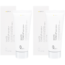 나인위시스 화이트 톤업 바디 세럼 150ml x 2개 세럼 처럼 부드러운 발림성 선사