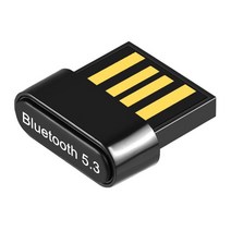 USB 블루투스 5.3 동글 드라이버 프리 어댑터 수신기 BT 송신기 aptx 미니 윈도우 7 8/8.1/11, [01] 1pc, 1.1pc