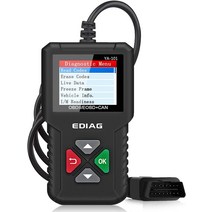 차량 게이지 EDIAG 자동차 OBD2 스캐너 YA-101 엔진 점검등 O2 센서 EVAP 테스트 온보드 모니터 스모, 한개옵션0